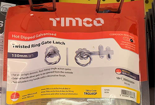 Gate Hinges & Latches