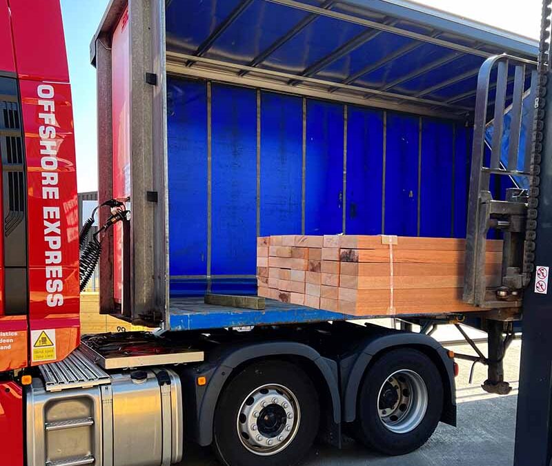 Marine Hardwood Delivery